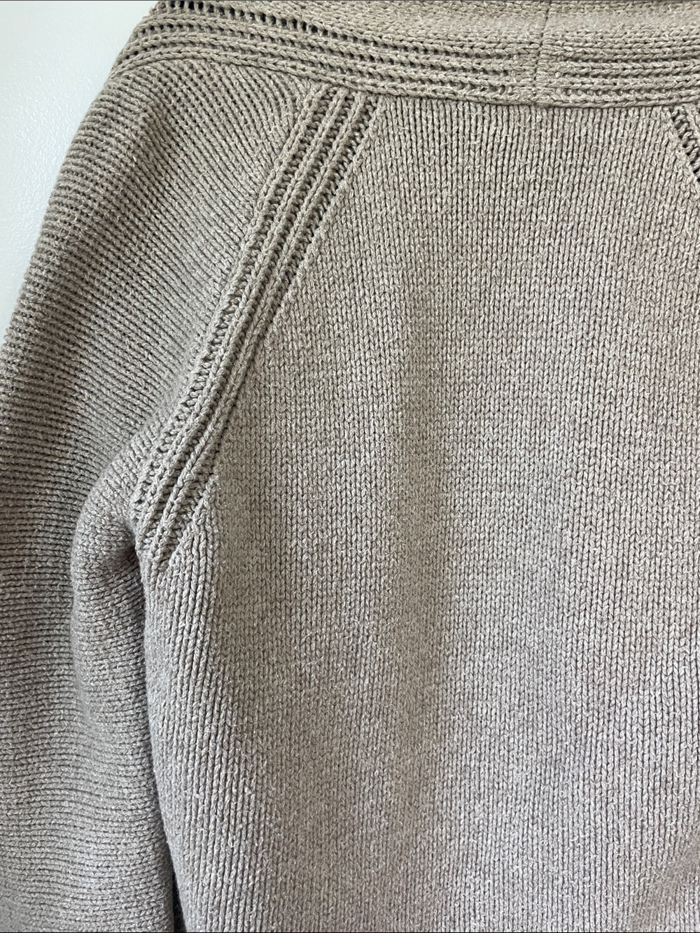 J. Crew Neutral Taupe Knit Cardigan - Picture 10 of 10
